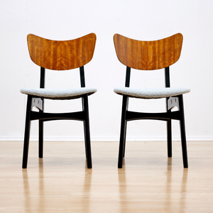 1950S DINING TABLE & BUTTERFLY CHAIRS BY BEAUTILITY FURNITURE