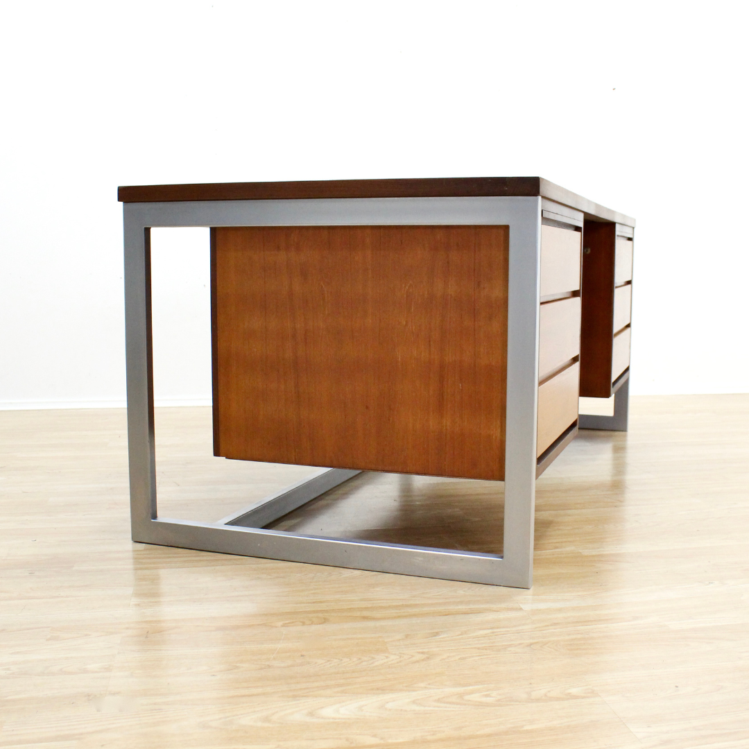 Large Mid Century Executive Desk by Gordon Russell