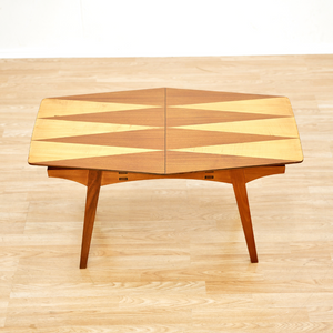 MID CENTURY INLAY MODERNIST COFFEE TABLE