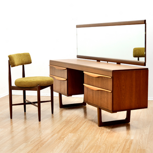 MID CENTURY TEAK VANITY BY AUSTINSUITE FURNITURE