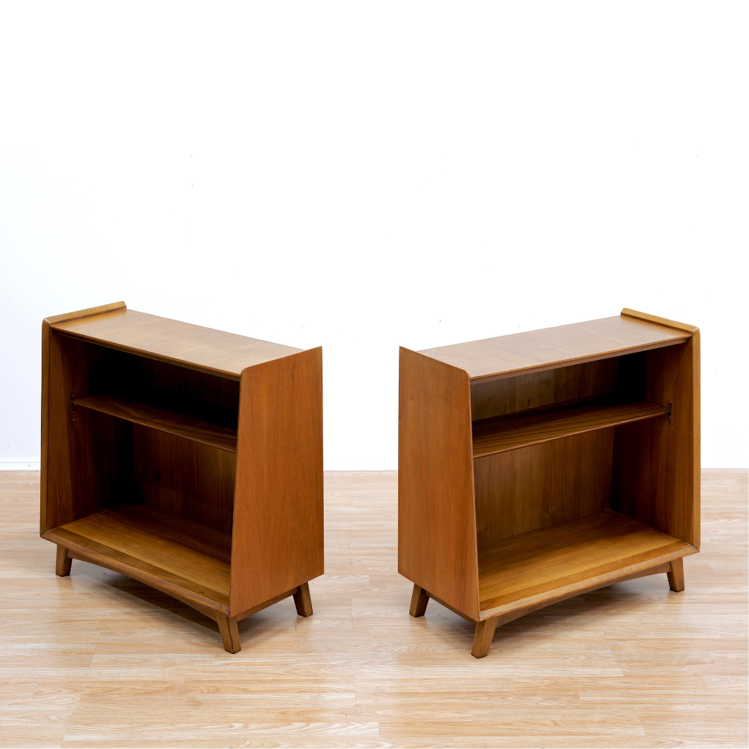 PAIR OF MID CENTURY BOOKCASES