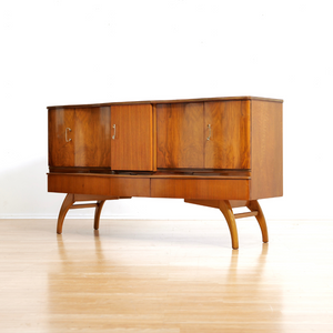 MID CENTURY LIQUOR CABINET CREDENZA BY BEAUTILITY FURNITURE