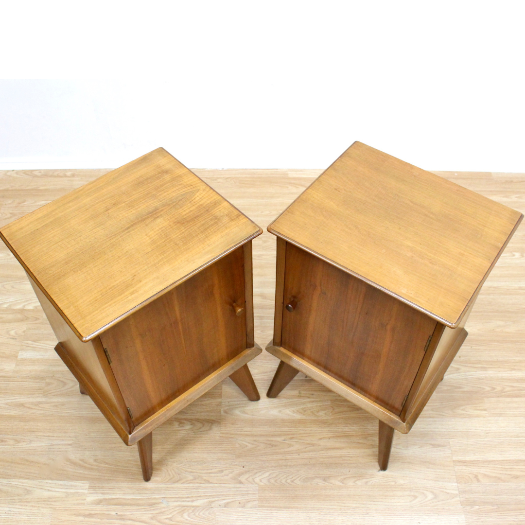 1950S NIGHTSTANDS BY CROWN FURNITURE