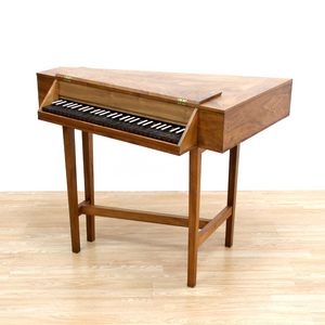 VINTAGE OCTIVE SPINET HARPSICHORD ENTRYWAY TABLE