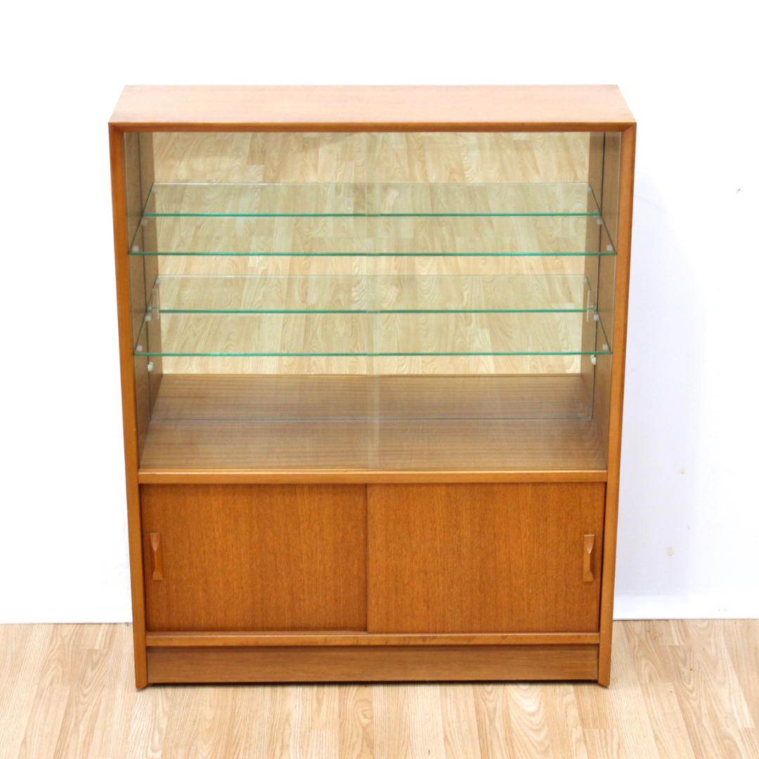 MID CENTURY CHINA DISPLAY CABINET BY HERBERT E. GIBBS