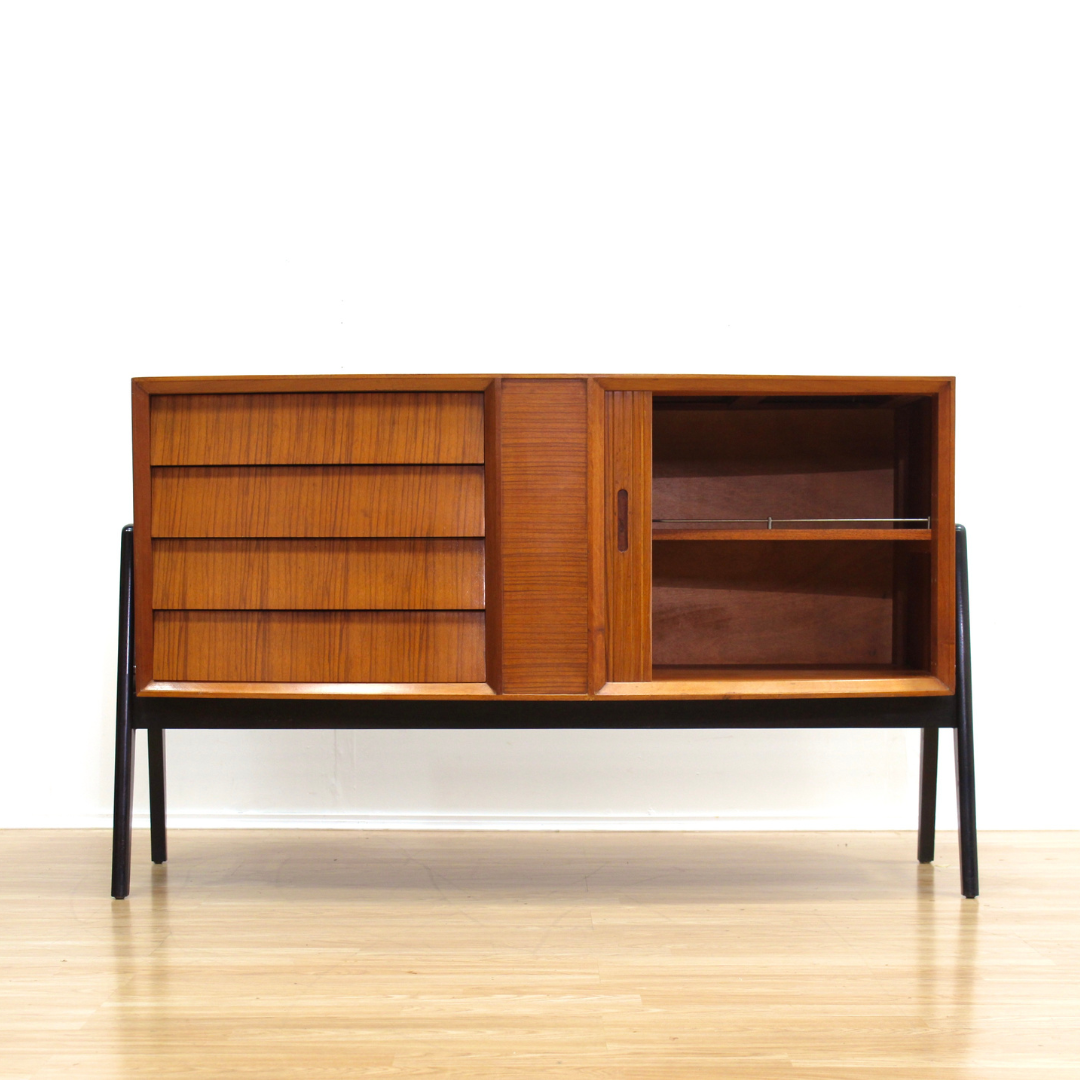 MID CENTURY CREDENZA BY HERBERT GIBBS FOR VESPER