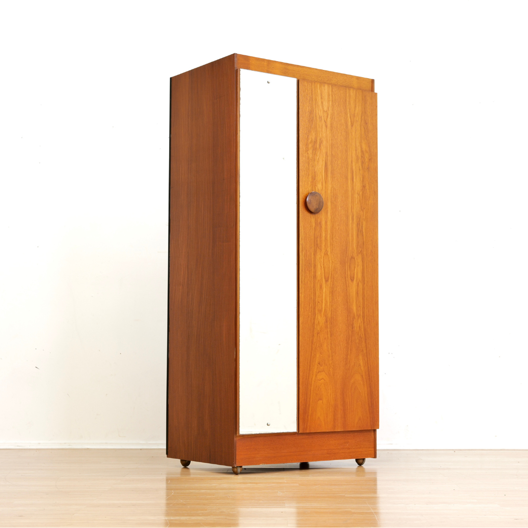 Mid Century Teak Armoire by Elliots of Newbury
