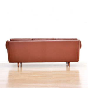 DANISH LEATHER MATADOR SOFA BY AAGE CHRISTIANSEN FOR ERHARDSEN & ANDERSEN