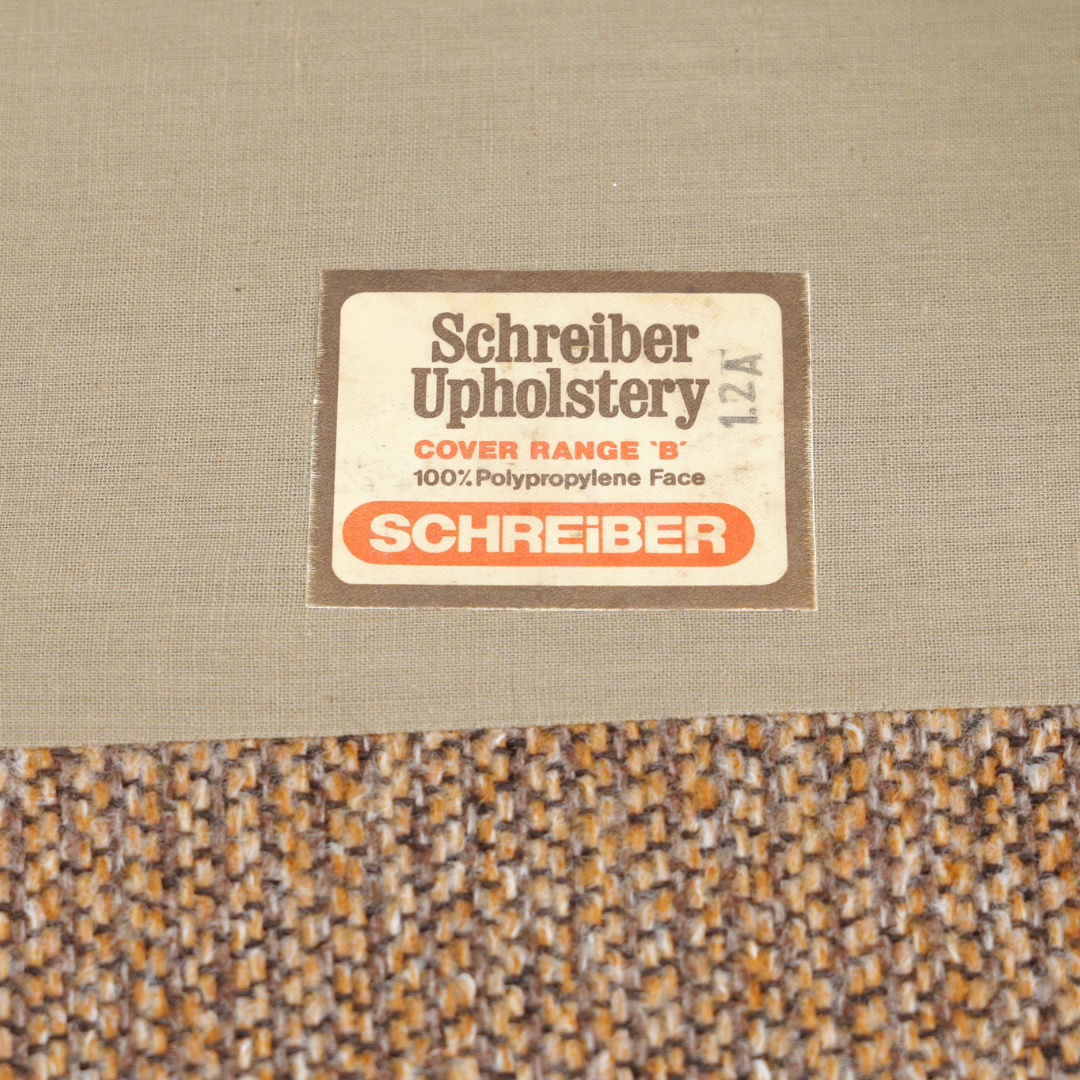VINTAGE 1970S SOFA & CHAIR SET BY SCHREIBER UK