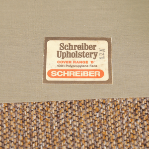 VINTAGE 1970S SOFA & CHAIR SET BY SCHREIBER UK
