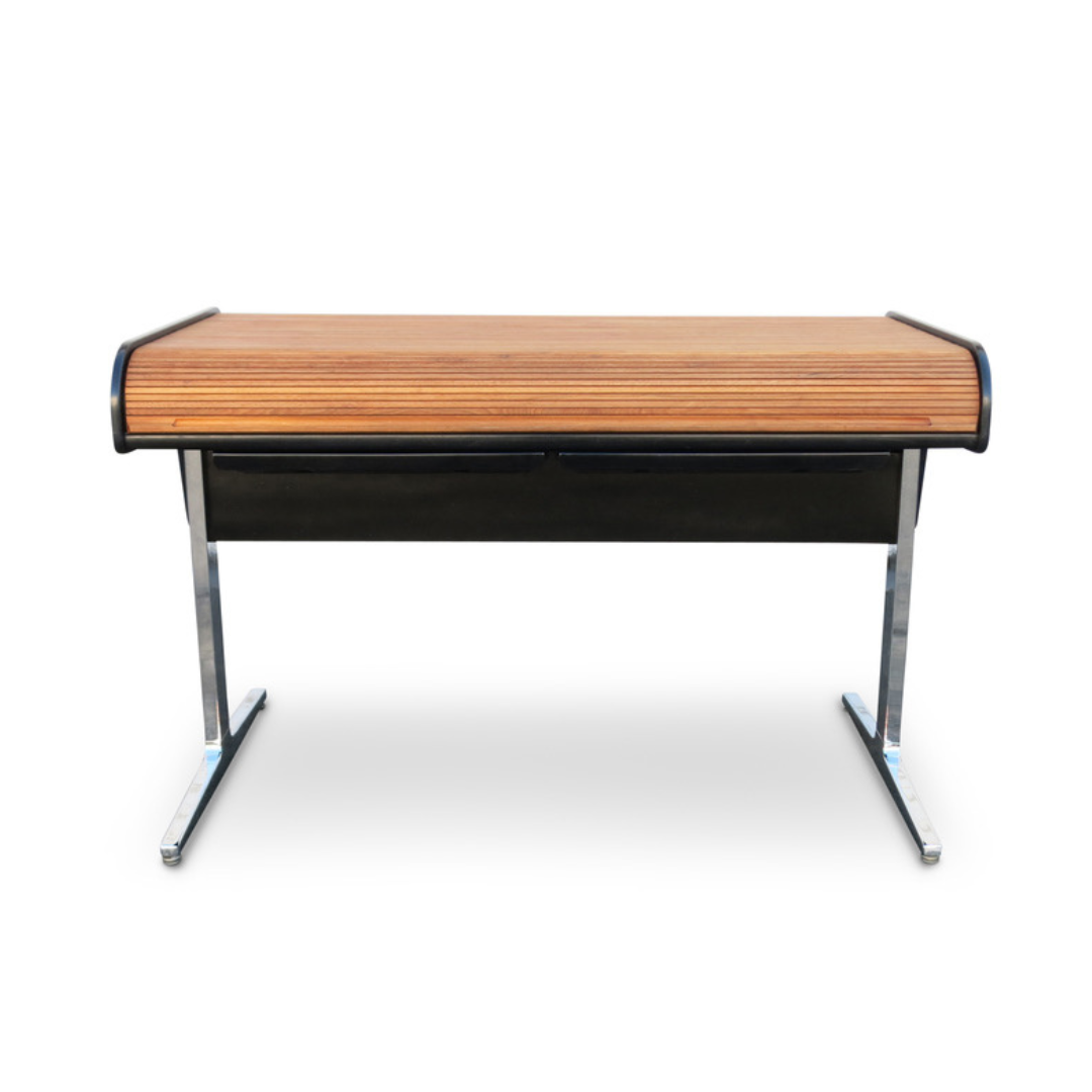 GEORGE NELSON FOR HERMAN MILLER ACTION OFFICE ROLL TOP DESK