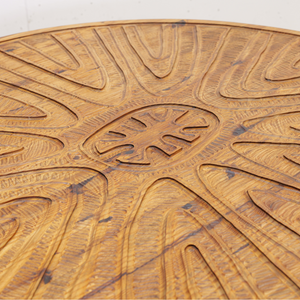 1970S HAND CARVED BRUTALIST DINING SET BY AQUARIUS ENTERPRISES AFRICA
