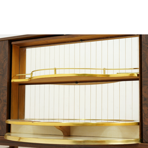 MID CENTURY COCKTAIL CABINET CREDENZA BY BEAUTILITY FURNITURE