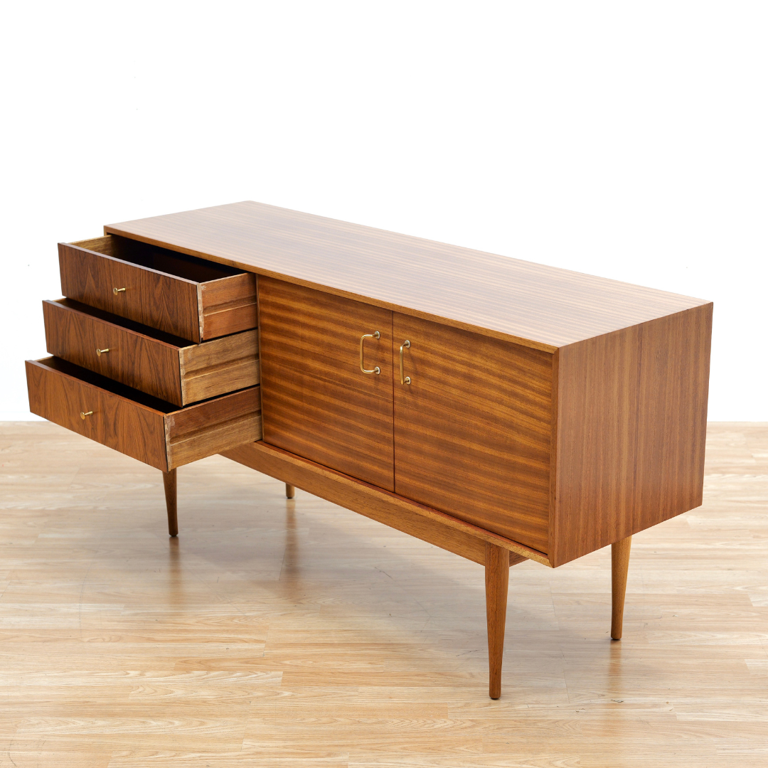 MID CENTURY CREDENZA  BY UNIFLEX FURNITURE