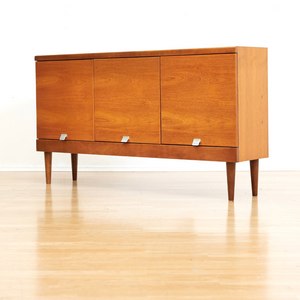 LOW MID CENTURY CONSOLE CREDENZA BY WHITE & NEWTON