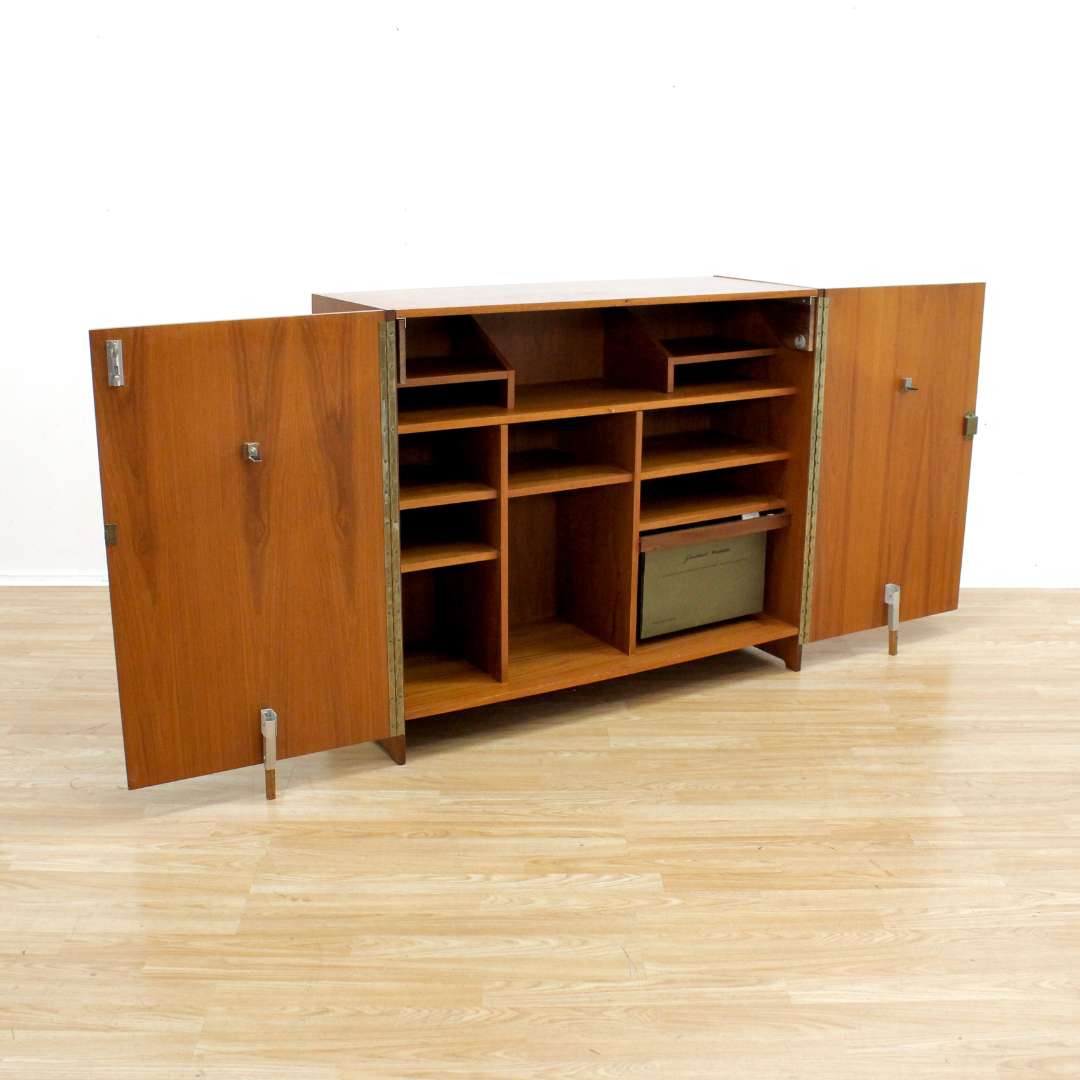 MID CENTURY COMPACT HOME OFFICE DESK BY BURBURN PRODUCTS LTD