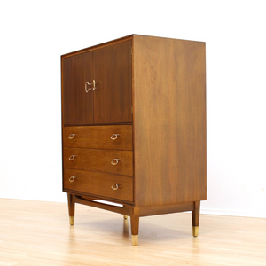 MID CENTURY DRESSER CABINET BY WRIGHTON FURNITURE