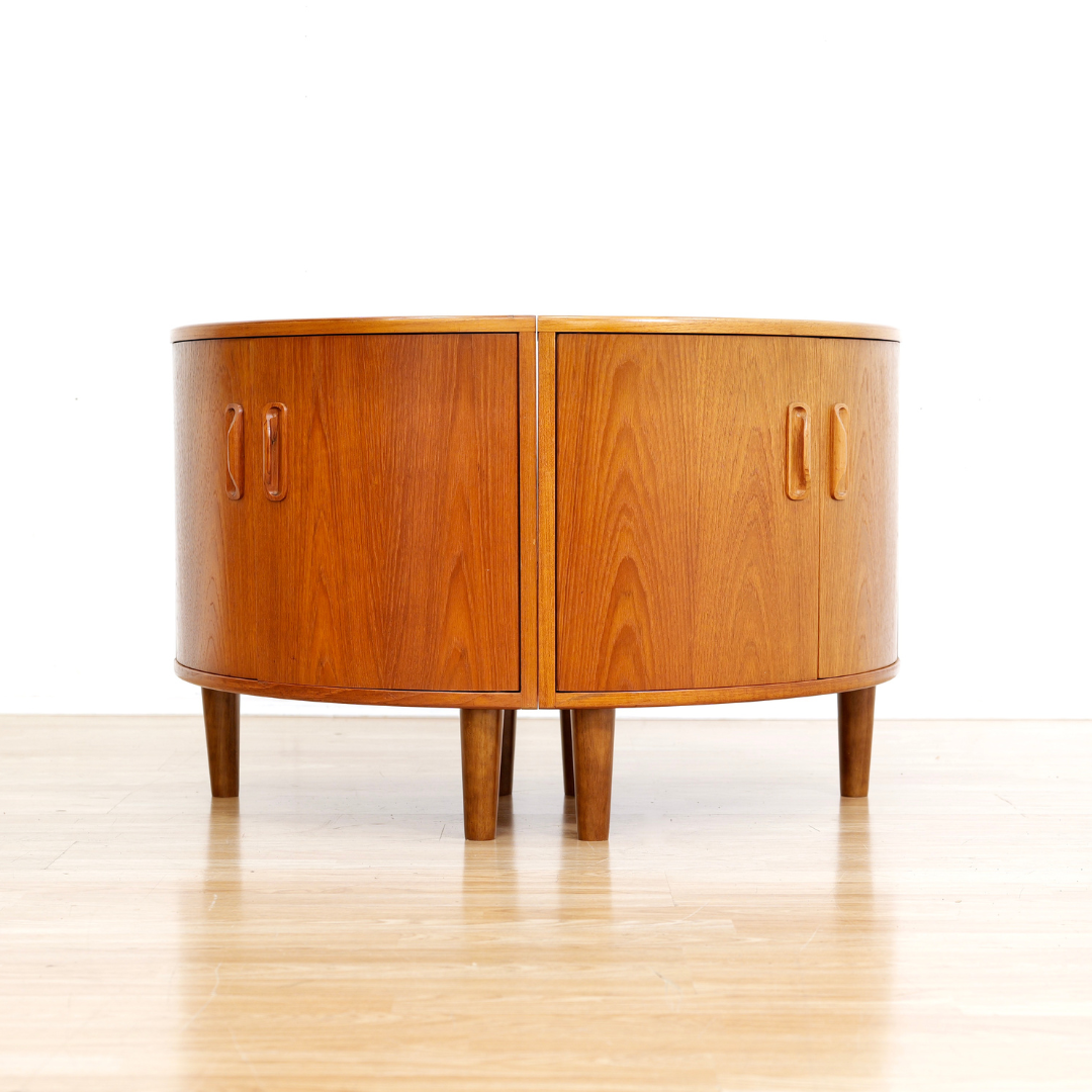 Pair of Teak Corner Cabinet Nightstands by G Plan