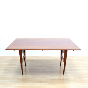 DANISH MODERN ELEVATION COFFEE / DINING TABLE IN TEAK BY TRIOH OF DENMARK