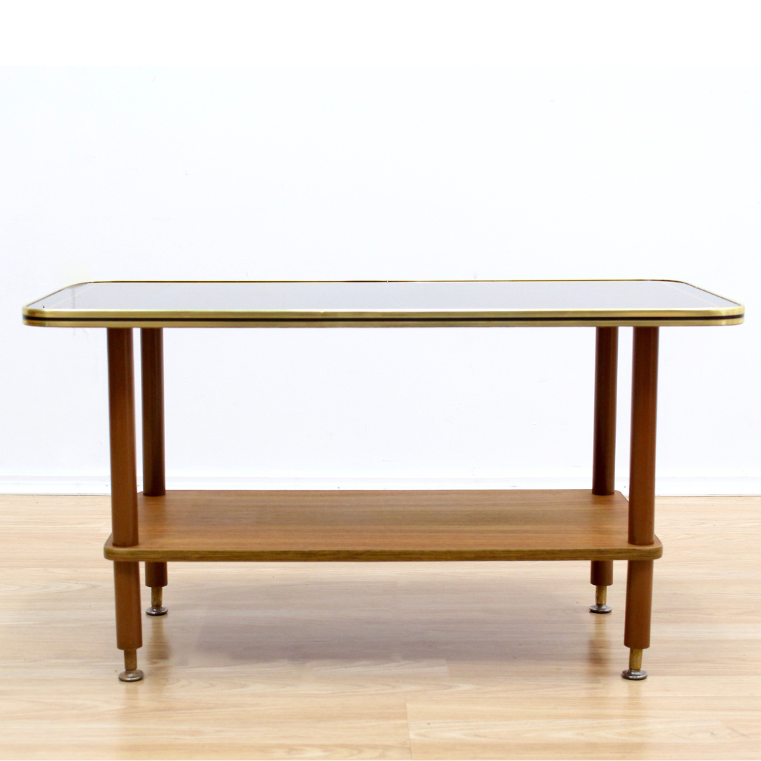 MID CENTURY ATOMIC BACKGAMMON COFFEE TABLE