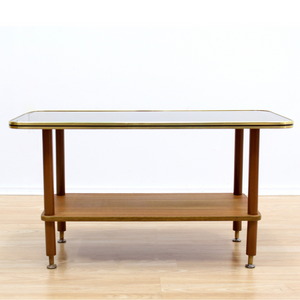 MID CENTURY ATOMIC BACKGAMMON COFFEE TABLE