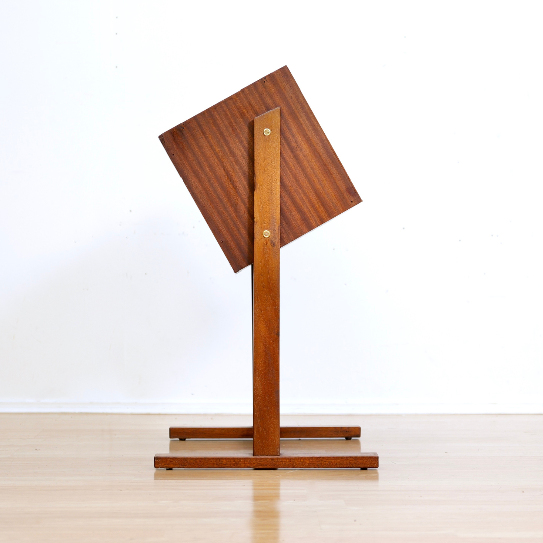 MID CENTURY VINYL RECORD STORAGE CADDY