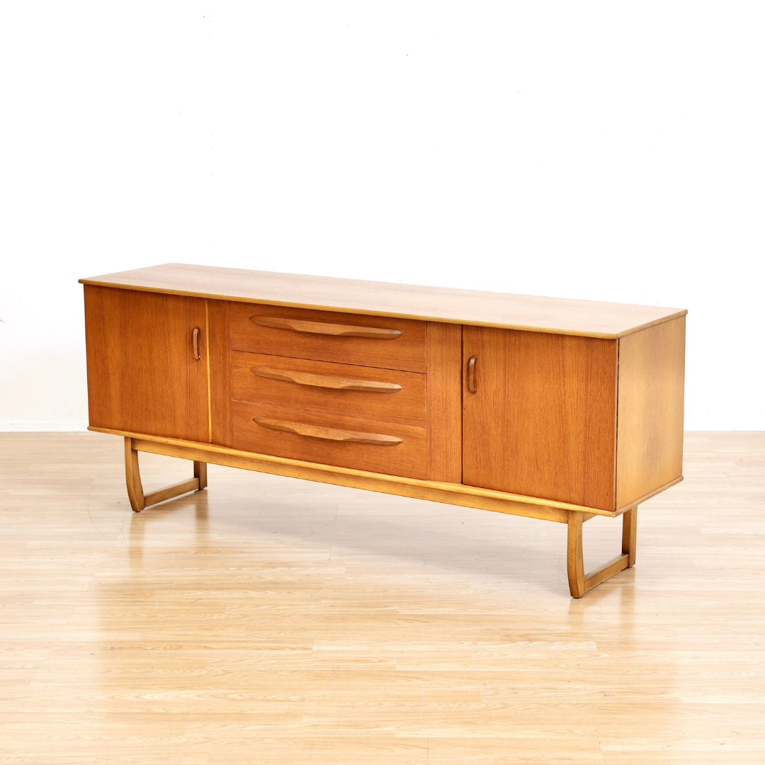 MID CENTURY 1960S TEAK CREDENZA