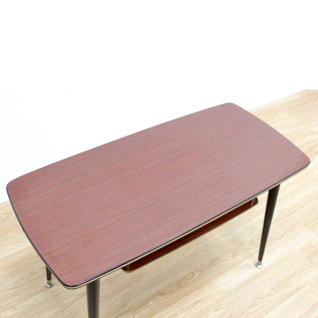 MID CENTURY ATOMIC RECTANGLE COFFEE SIDE TABLE