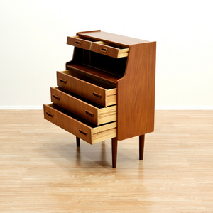 Reserved 1960'S DANISH MODERN TEAK SECRETARY BY GUNNAR NIELSEN TIBERGAARD