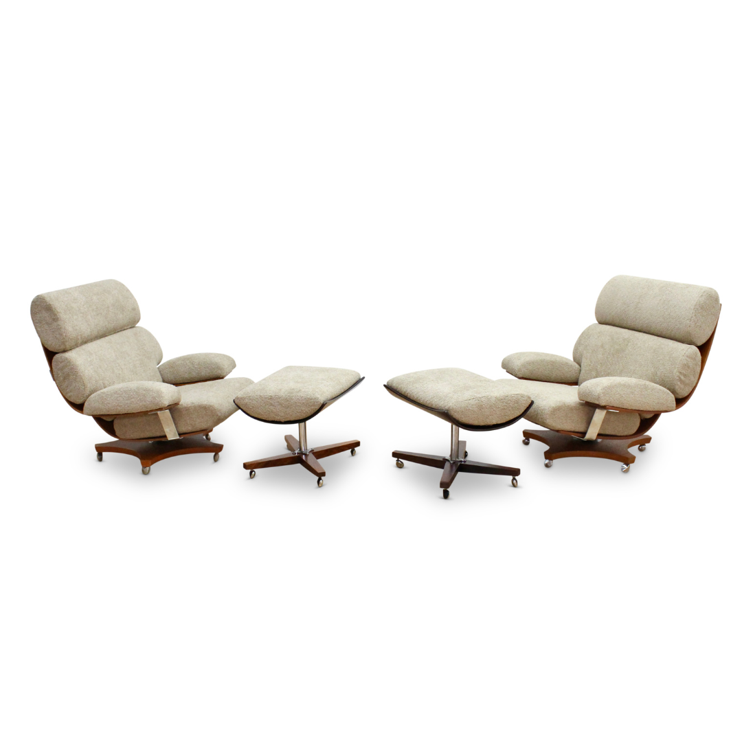 Pair of Mid Century Housemaster Lounge Chairs by G Plan