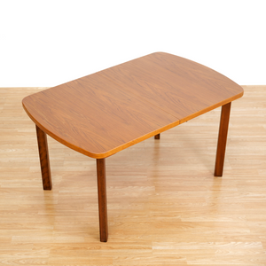 1970S TEAK EXTENDING DINING TABLE MADE IN GERMANY