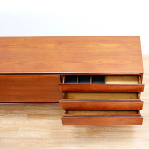 MID CENTURY TEAK CREDENZA BY WHITE & NEWTON