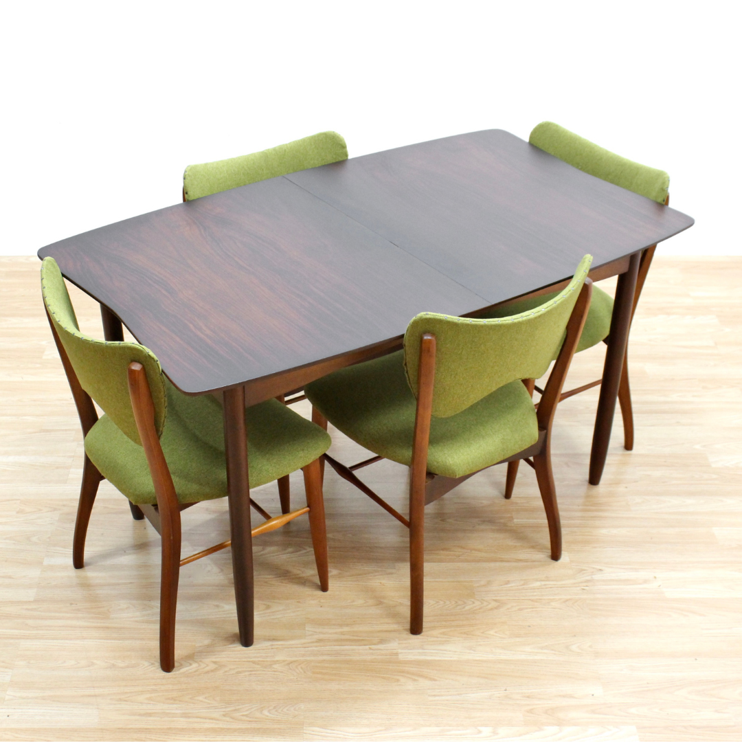 MID CENTURY EXTENDING DINING TABLE BY VANSON FURNITURE