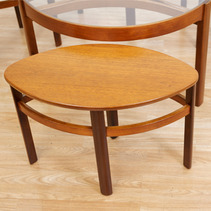 MID CENTURY TRINITY NESTING TABLE BY NATHAN FURNITURE