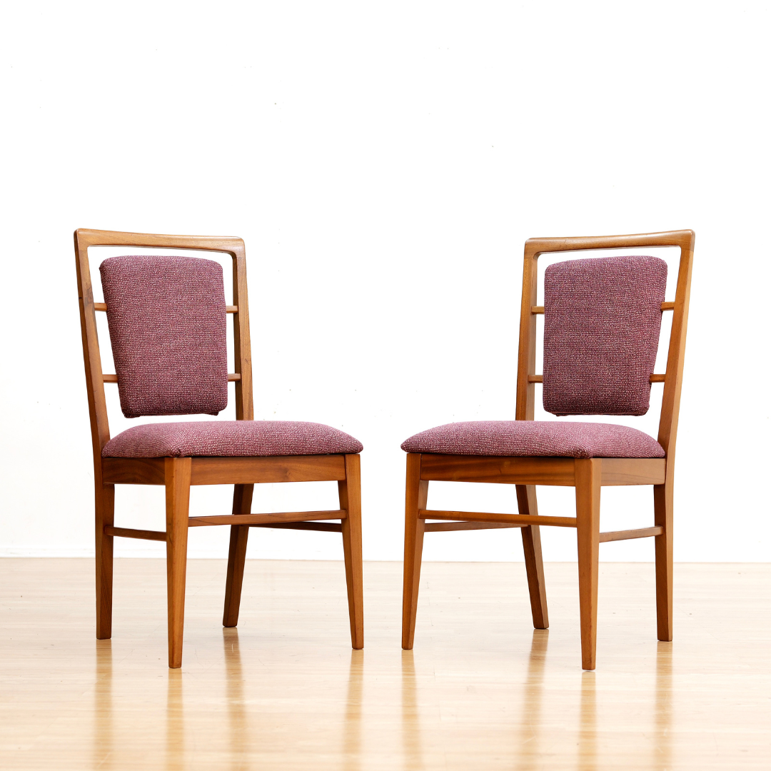 SET OF SIX MID CENTURY DINING CHAIRS BY ALFRED COX