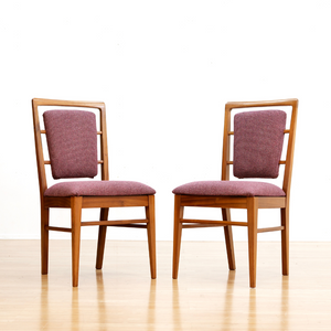 SET OF SIX MID CENTURY DINING CHAIRS BY ALFRED COX