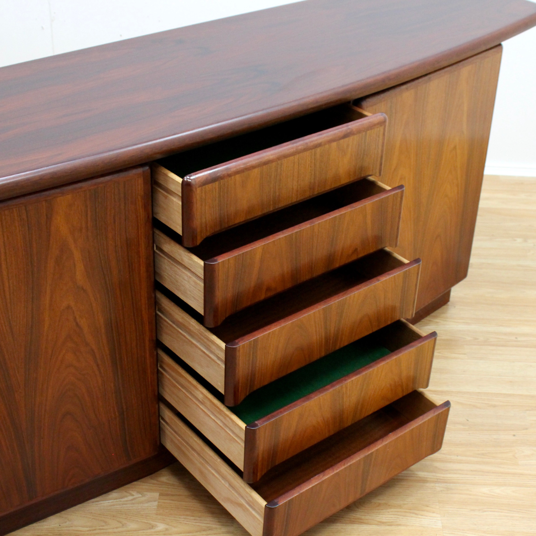 DANISH MODERN ROSEWOOD CREDENZA BY RASMUS