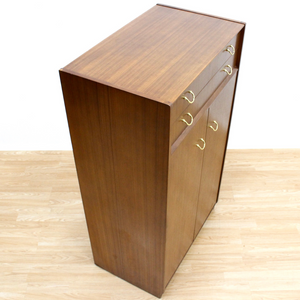 MID CENTURY ARMOIRE COAT CLOSET BY E GOMME