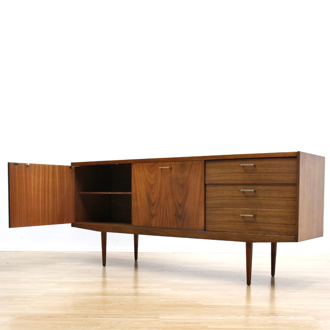 MID CENTURY BAR CREDENZA BY WRIGHTON FURNITURE