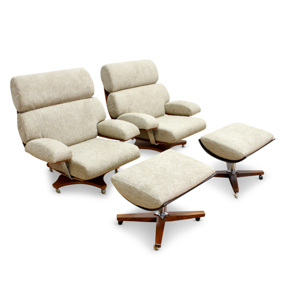 Pair of Mid Century Housemaster Lounge Chairs by G Plan