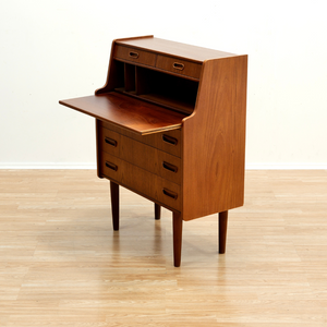 Reserved 1960'S DANISH MODERN TEAK SECRETARY BY GUNNAR NIELSEN TIBERGAARD