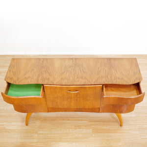 Reserved 1950S WALNUT LIQUOR CABINET CREDENZA BY BEAUTILITY OF LONDON
