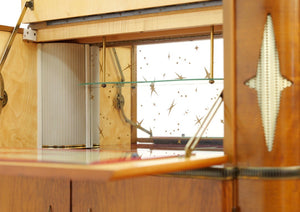 1950S ENGLISH DRY BAR LIQUOR CABINET BY VALIDITY OF LONDON