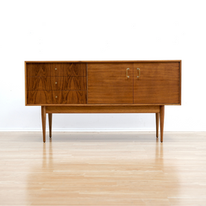 RESERVED - MID CENTURY CREDENZA  BY UNIFLEX FURNITURE