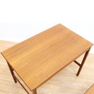 MID CENTURY DANISH TEAK NEST OF TABLES