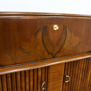 MID CENTURY WALNUT LIQUOR CABINET HOME BAR
