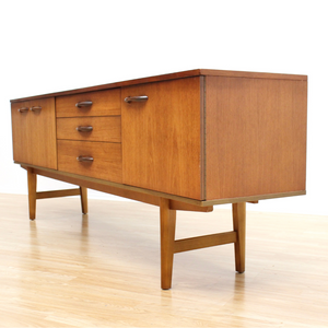 RESERVED MID CENTURY TEAK CREDENZA BY AVALON YATTON