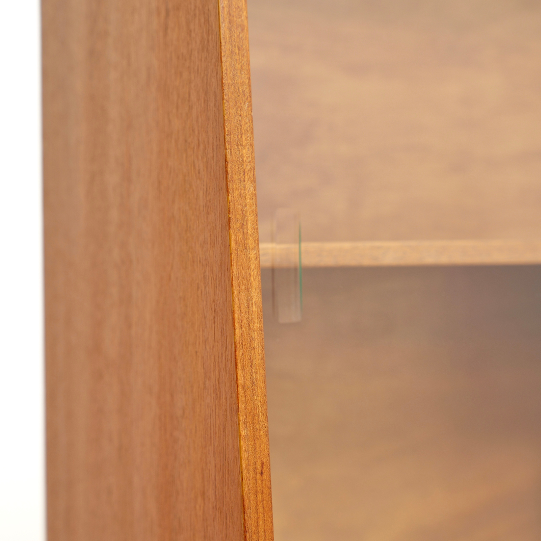 MID CENTURY TEAK CHINA ENTRYWAY CABINET