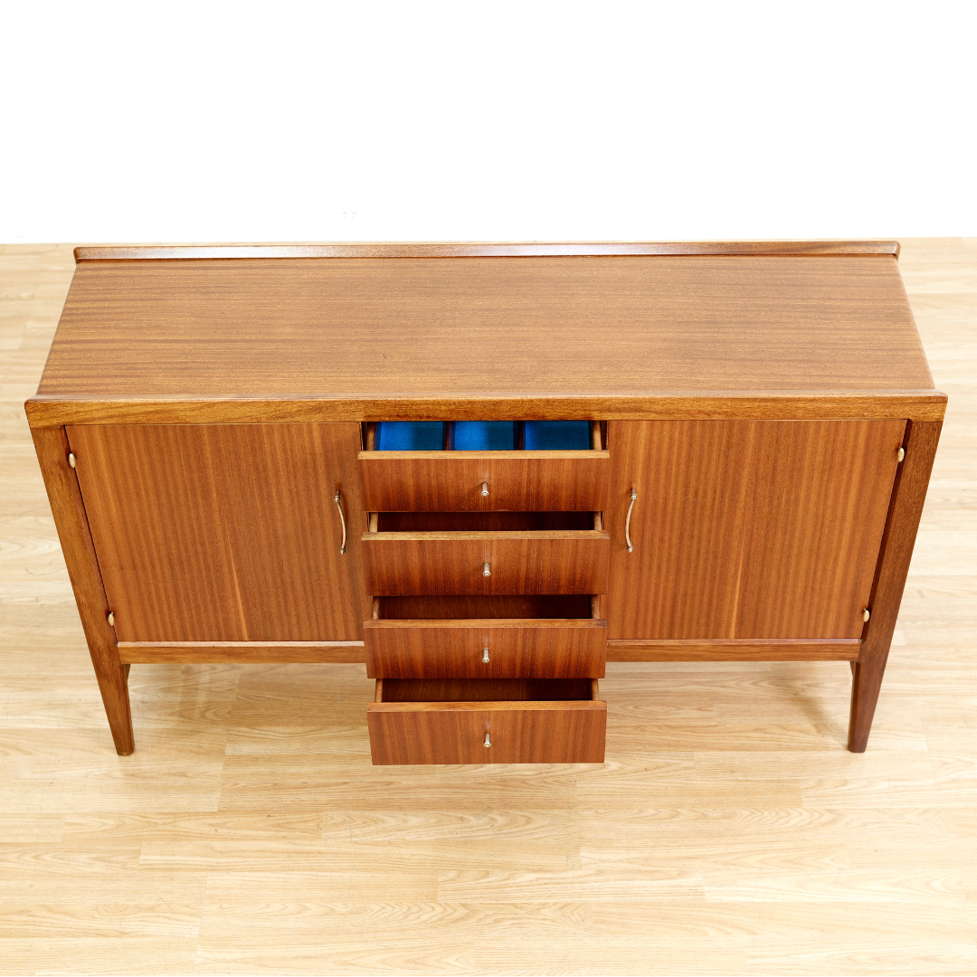 Mid Century Compact Buffet Credenza