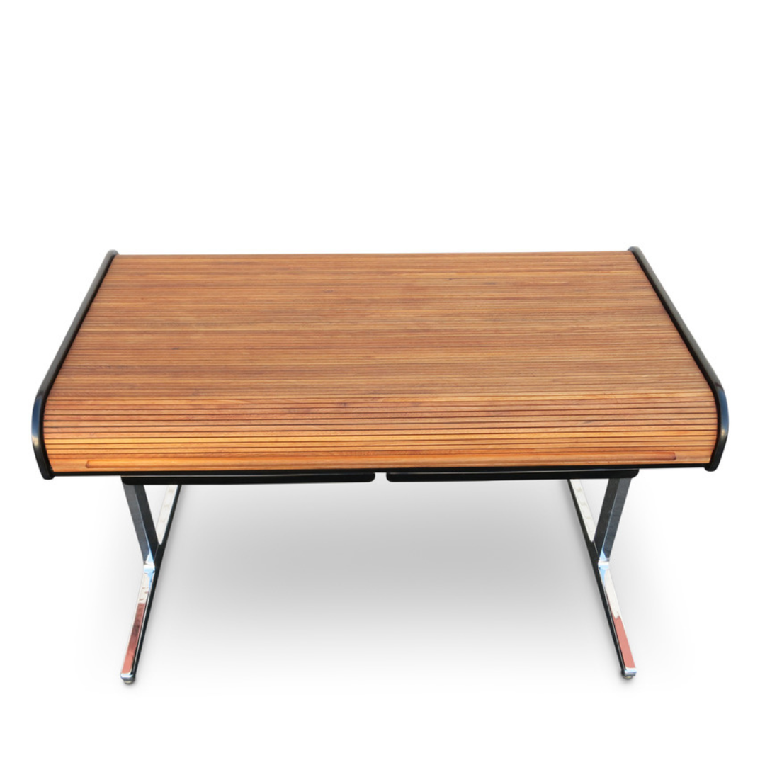 GEORGE NELSON FOR HERMAN MILLER ACTION OFFICE ROLL TOP DESK